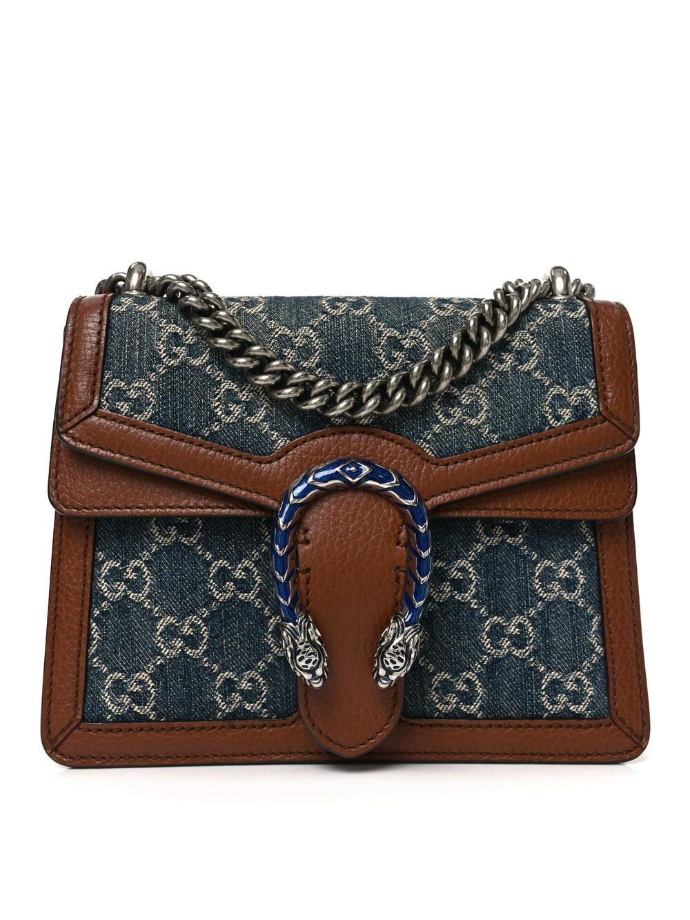 Gucci New Denim Gg Dollar Calfskin #261045G14B